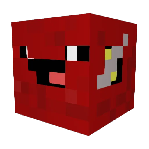 DerekDerek09 Minecraft avatar head, 3D render
