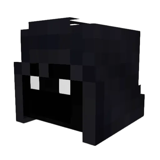 DerekNyte Minecraft avatar head, 3D render