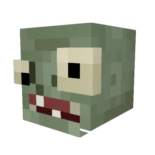 Derek_Oro Minecraft avatar head, 3D render