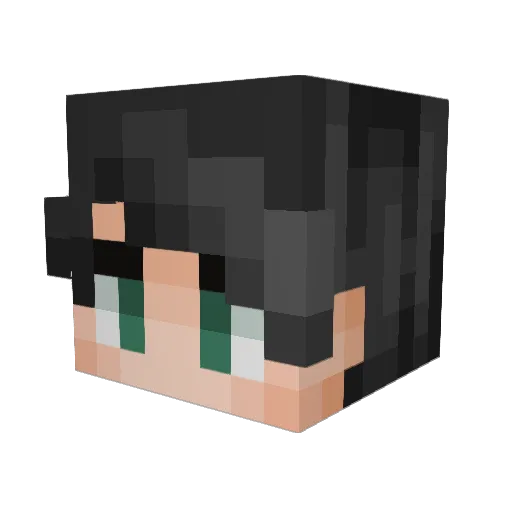 Derekb36625 Minecraft avatar head, 3D render