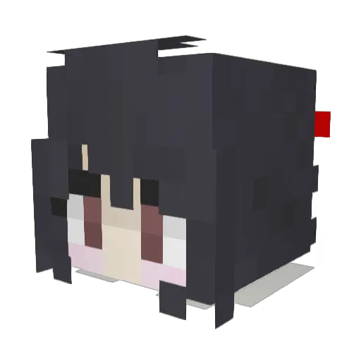 Derekobers_ Minecraft avatar head, 3D render