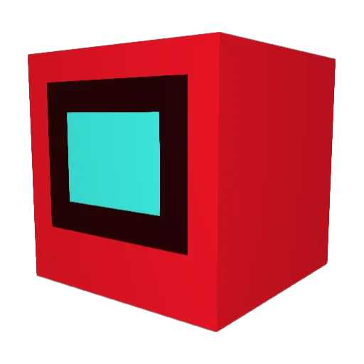 DerfelPT Minecraft avatar head, 3D render