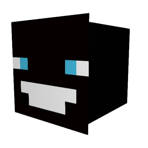 Derferno Minecraft avatar head, 3D render