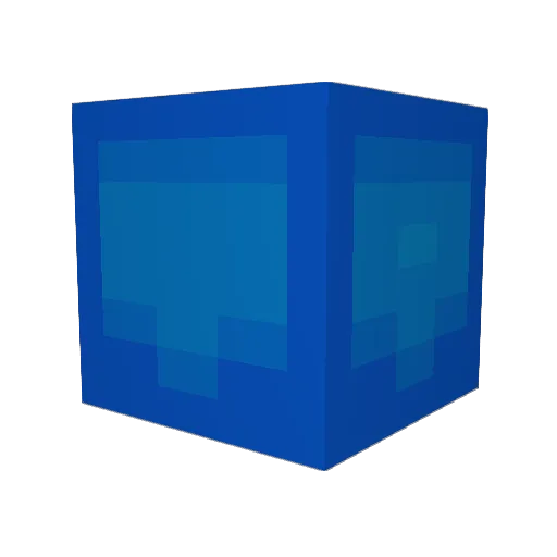 Derflae Minecraft avatar head, 3D render