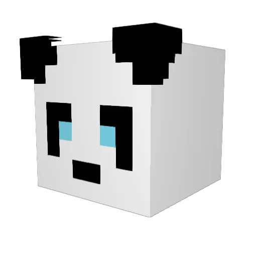 Derggrin Minecraft avatar head, 3D render