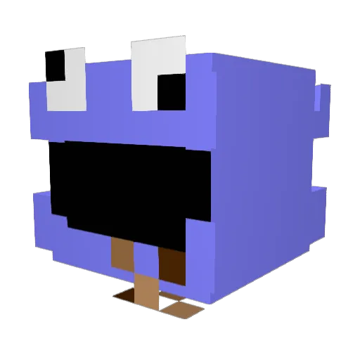 Deriko21 Minecraft avatar head, 3D render
