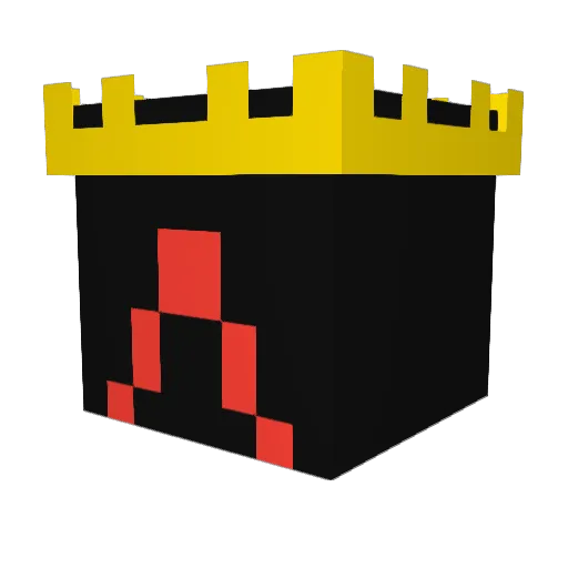 Derox_WG Minecraft avatar head, 3D render