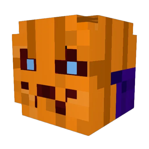 Derp1546 Minecraft avatar head, 3D render