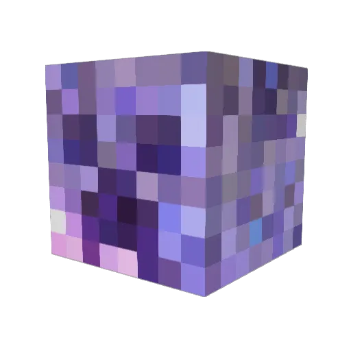 Derp25 Minecraft avatar head, 3D render