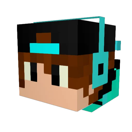 DerpBoy1146 Minecraft avatar head, 3D render