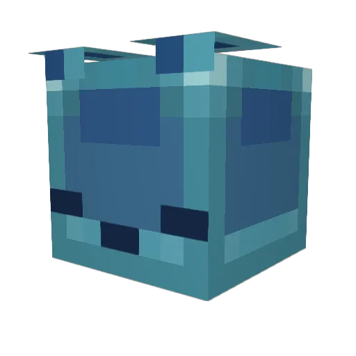 DerpCake2012 Minecraft avatar head, 3D render