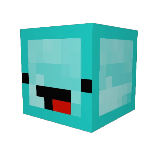 DerpDudeXYT Minecraft avatar head, 3D render