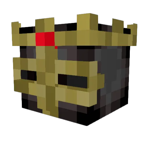 DerpKnight113 Minecraft avatar head, 3D render