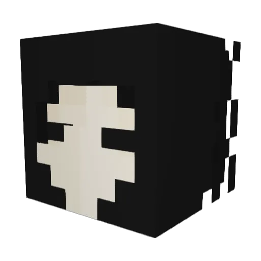 DerpPanther Minecraft avatar head, 3D render