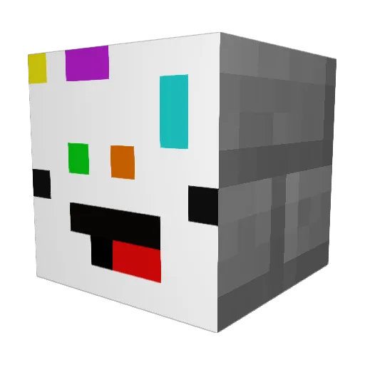Derp_Master99 Minecraft avatar head, 3D render