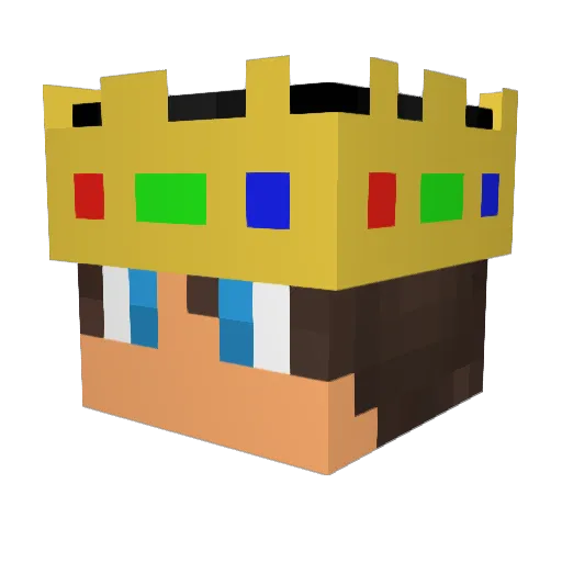 Derpeyman1 Minecraft avatar head, 3D render