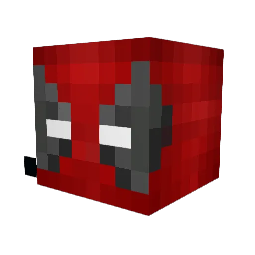 DerpiedeDuck Minecraft avatar head, 3D render