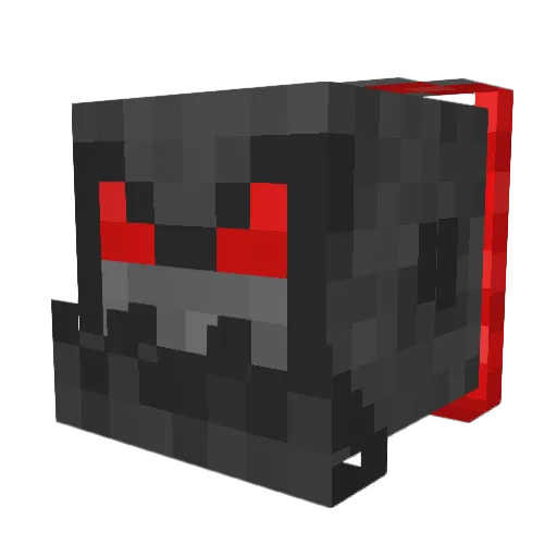 Derpwow Minecraft avatar head, 3D render