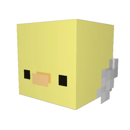 DerpyDino2510 Minecraft avatar head, 3D render