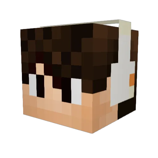 DerpyDoodle_ Minecraft avatar head, 3D render