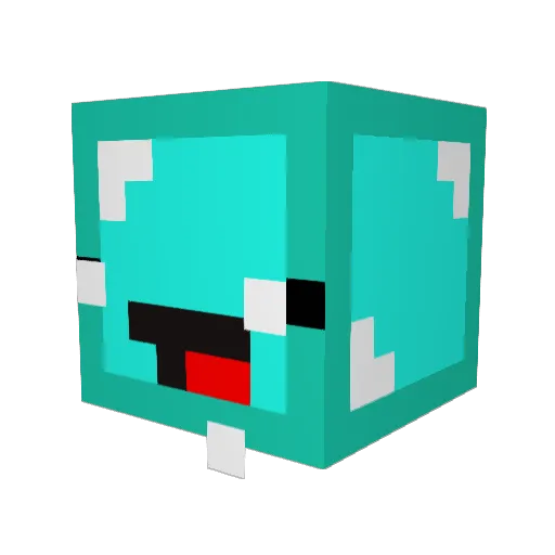 DerpyDude508 Minecraft avatar head, 3D render