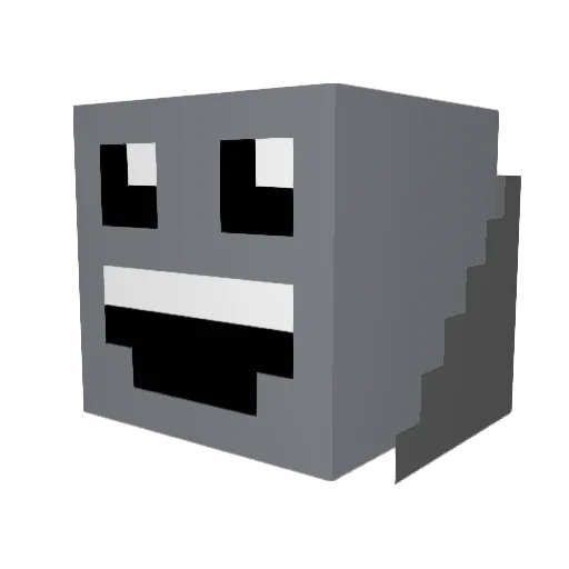 DerpyDudeYT Minecraft avatar head, 3D render