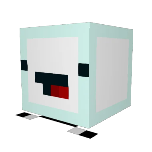 DerpyL1on Minecraft avatar head, 3D render