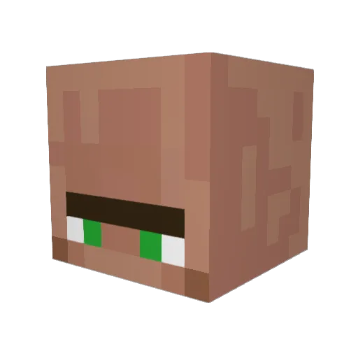 Derpy_Gamer Minecraft avatar head, 3D render