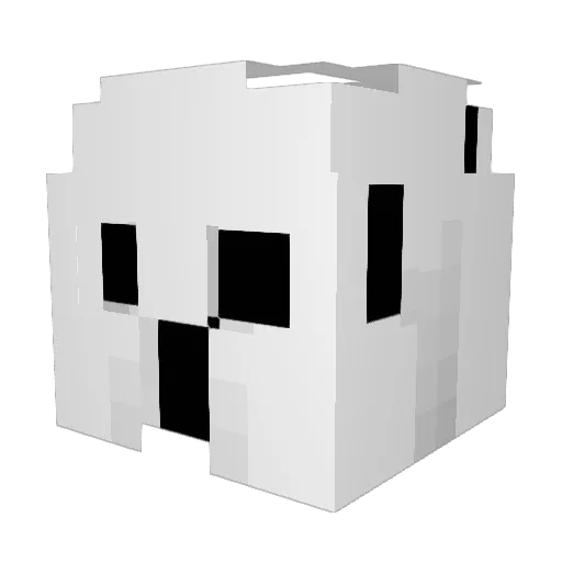 Derpy_Mango Minecraft avatar head, 3D render
