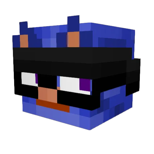 Derpysquidward_ Minecraft avatar head, 3D render