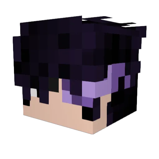 DersKazuto Minecraft avatar head, 3D render
