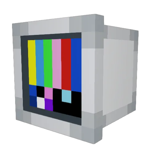 DerseByte Minecraft avatar head, 3D render
