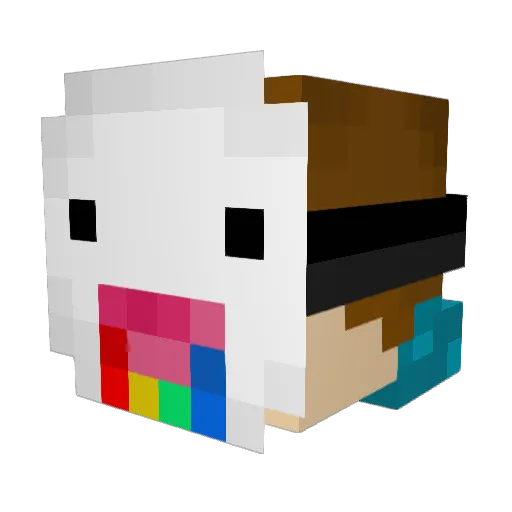 Dervish_ Minecraft avatar head, 3D render