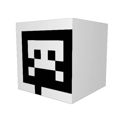 Derwange Minecraft avatar head, 3D render