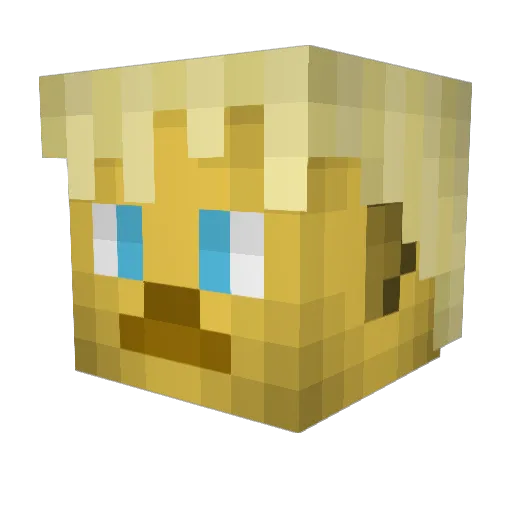 DerykTheLeopard Minecraft avatar head, 3D render