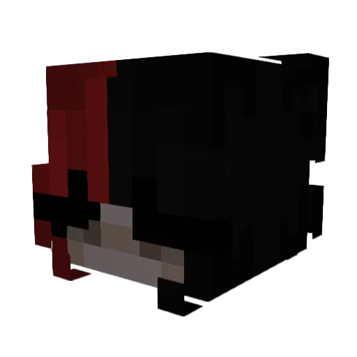 Derze_TT Minecraft avatar head, 3D render