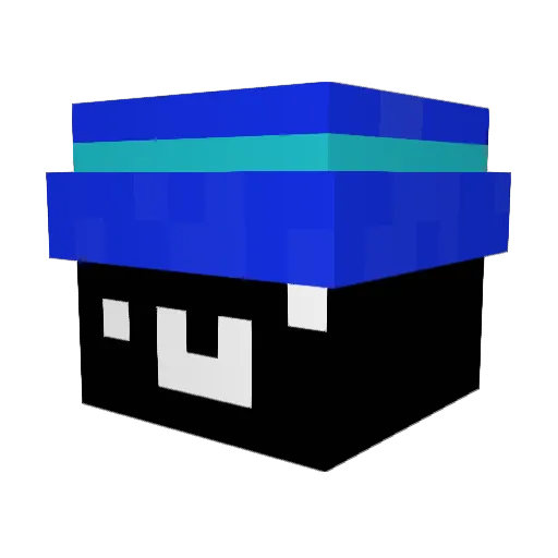 Des3n1 Minecraft avatar head, 3D render