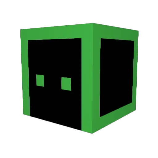 DesLife Minecraft avatar head, 3D render