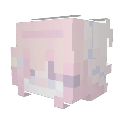 Desainio Minecraft avatar head, 3D render