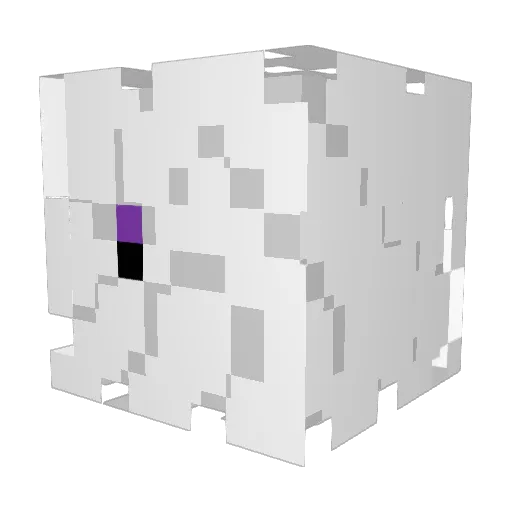 DescKooT Minecraft avatar head, 3D render