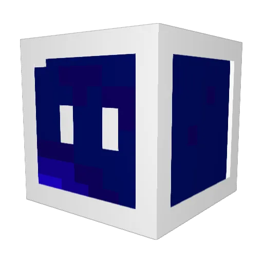 DescendUpwards Minecraft avatar head, 3D render
