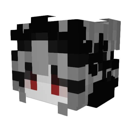 DescentIntoExile Minecraft avatar head, 3D render