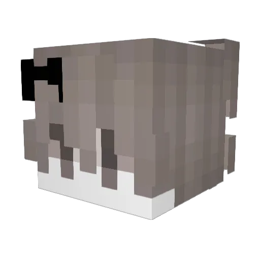 Describiendote Minecraft avatar head, 3D render