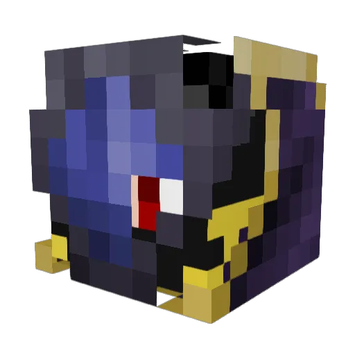 Desempregad0 Minecraft avatar head, 3D render