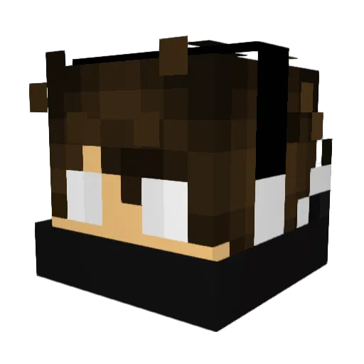 Desert93 Minecraft avatar head, 3D render