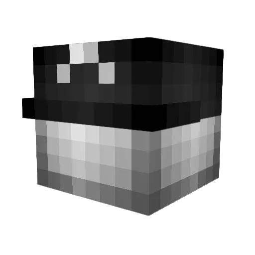DesertEagle1280 Minecraft avatar head, 3D render