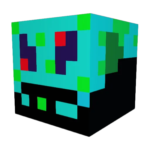 DesertFox245 Minecraft avatar head, 3D render