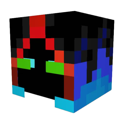 DesertSquid Minecraft avatar head, 3D render