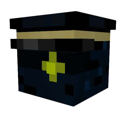 DesertedCries Minecraft avatar head, 3D render