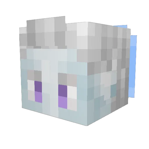 Deserthawk03 Minecraft avatar head, 3D render